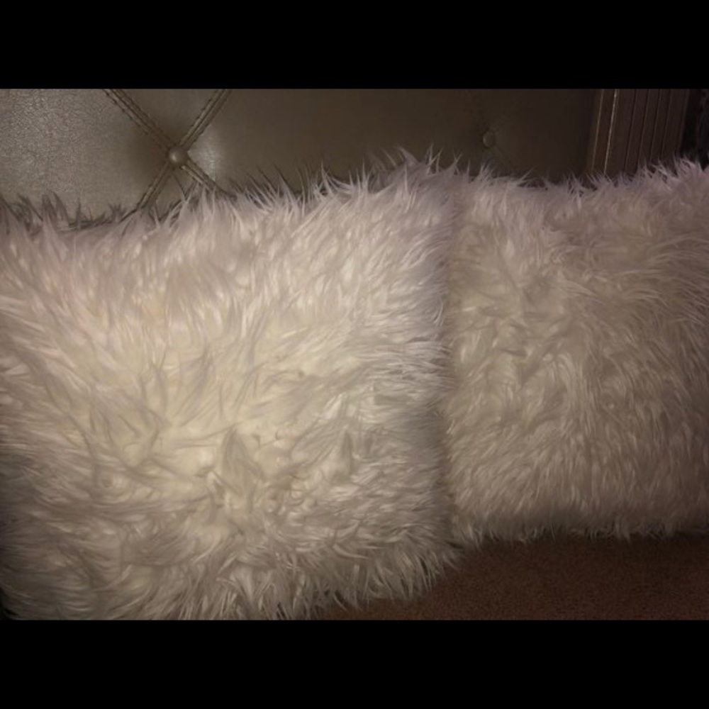 Fluffy white pillows